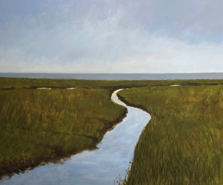 Struna Galleries of Brewster and Chatham, Cape Cod Paintings of New England and Cape Cod  - *Marshside